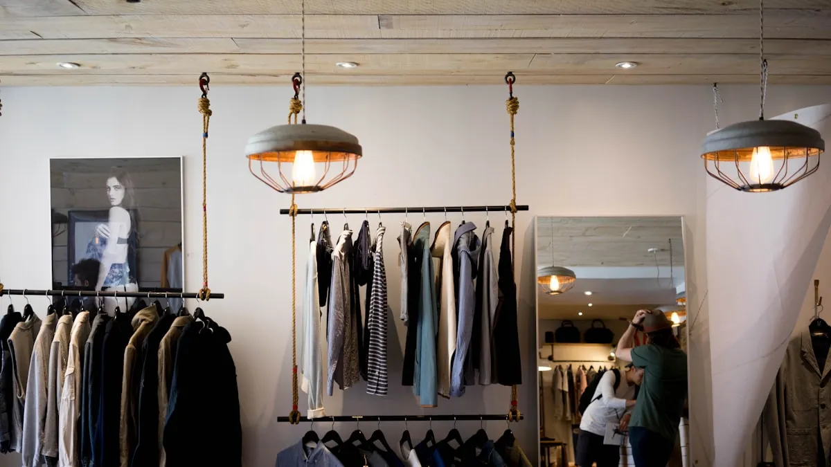 Boutique de marque au design soigné